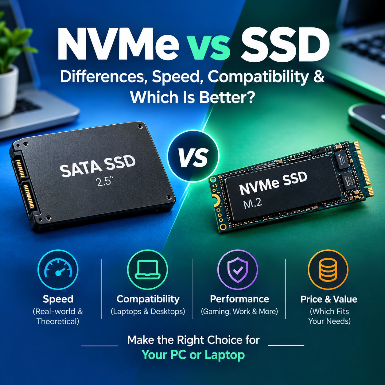 NVMe vs SSD: Differences, Speed & Which Is Better